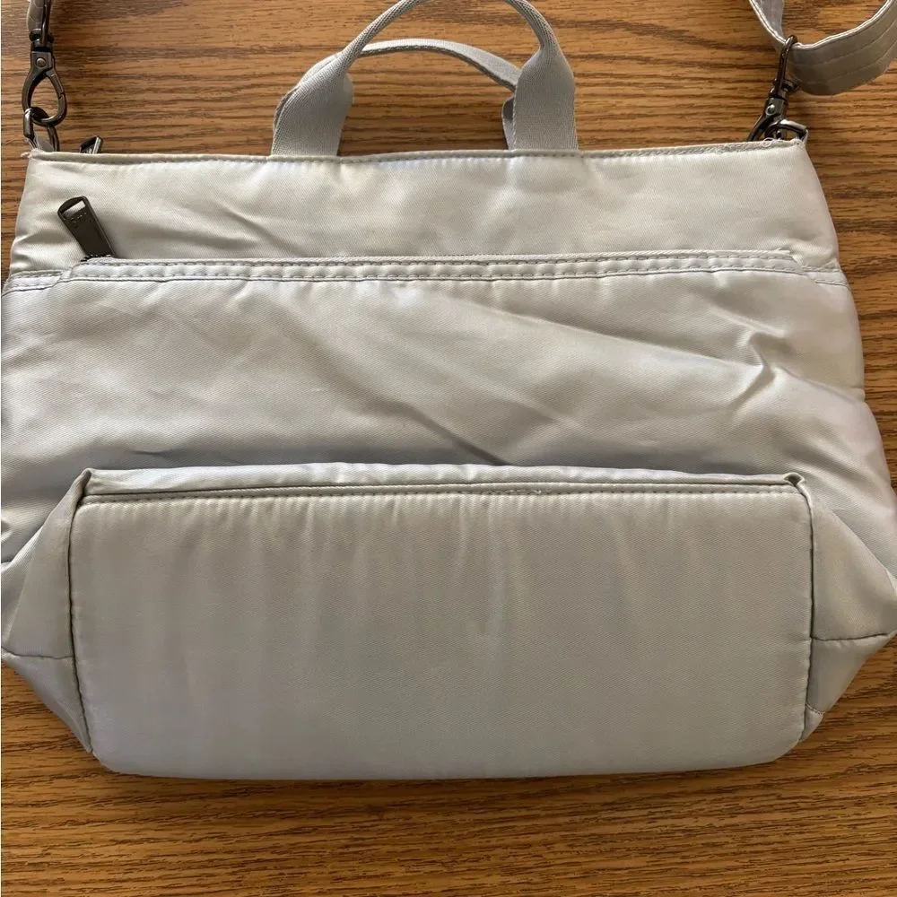Elegant Gray Quilted Women's Bag by Lug